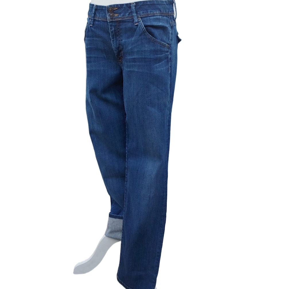 Hudson Flap Pocket Bootleg Blue Jeans Mid Wash Denim Women's size 30 - Picture 11 of 17